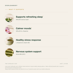 What Don't Divorce 'Em Yet supports: refreshing sleep, calmer moods, a healthy stress response and nervous system support, with Affron saffron, lemon balm, L-theanine and active B vitamins. AUST L 527259.